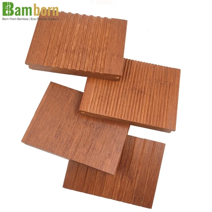 Decking in bambù carbonizzato