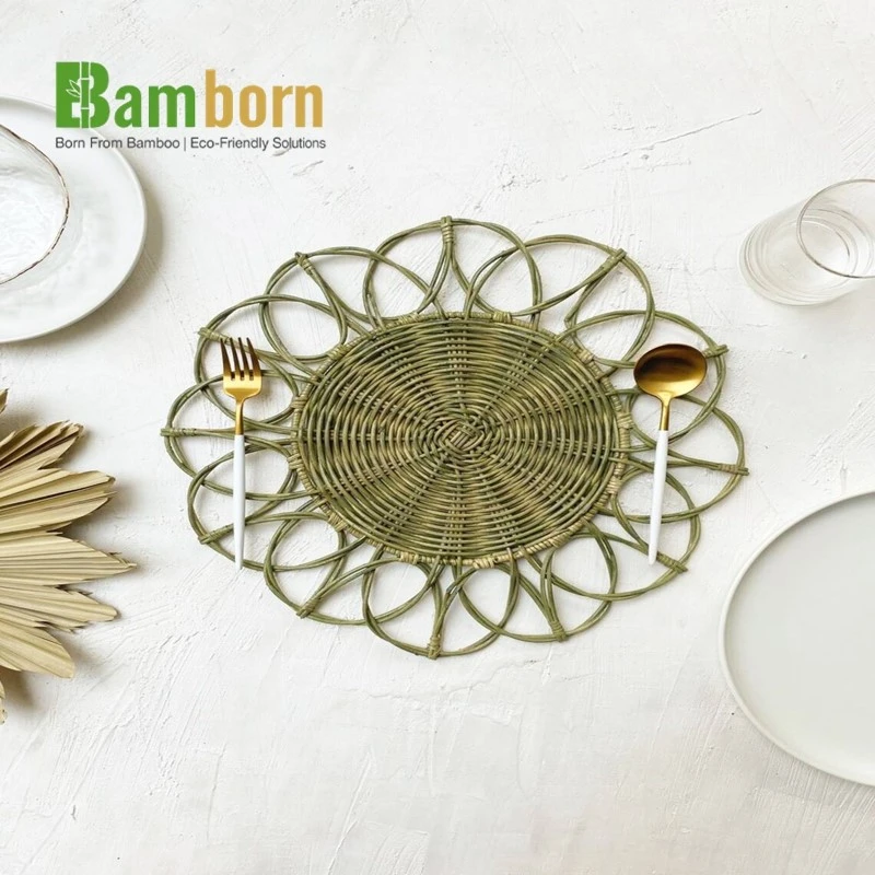Bamboo placemats for hotels and cafes factory Bamboo placemats for hotels and cafes factory